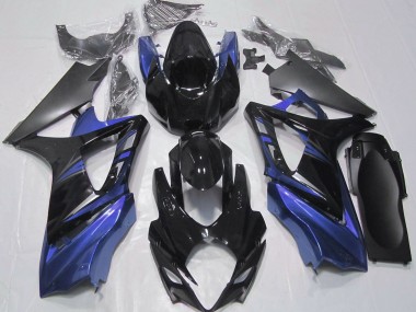 Shop Gloss Black and Blue Suzuki GSXR Motorcycle Fairings 1000 Motorcycle Fairings 07-08