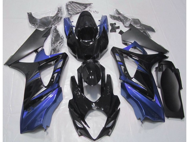 Shop Gloss Black and Blue Suzuki GSXR Motorcycle Fairings 1000 Motorcycle Fairings 07-08 Shop Gloss Black and Blue Suzuki GSXR Motorcycle Fairings 1000 Motorcycle Fairings 07-08
