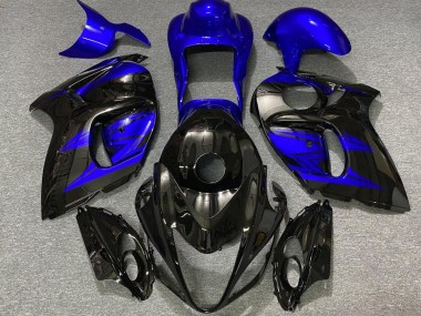 Shop Gloss Black and Deep Blue Suzuki GSXR Motorcycle Fairings 1300 Motorcycle Fairings 08-19