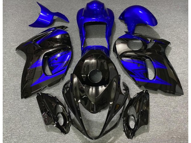 Shop Gloss Black and Deep Blue Suzuki GSXR Motorcycle Fairings 1300 Motorcycle Fairings 08-19 Shop Gloss Black and Deep Blue Suzuki GSXR Motorcycle Fairings 1300 Motorcycle Fairings 08-19