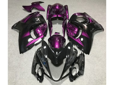 Shop Gloss Black and Deep Purple Suzuki GSXR Motorcycle Fairings 1300 Motorcycle Fairings 08-19