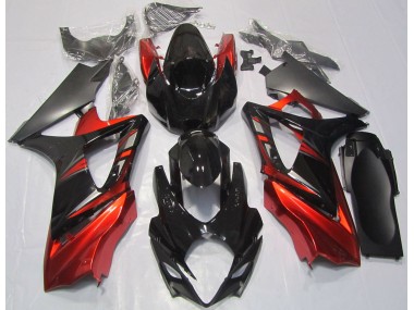 Shop Gloss Black and Red Suzuki GSXR Motorcycle Fairings 1000 Motorcycle Fairings 07-08