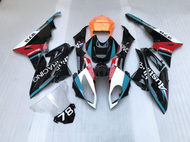 Shop Gloss Black Custom BMW S1000RR Motorcycle Fairings 09-18