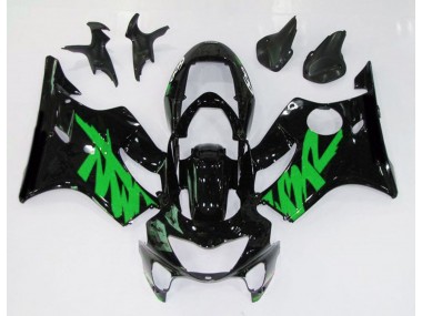 Shop Gloss Black & Green Honda CBR600 Motorcycle Fairings F4 Motorcycle Fairings 99-00