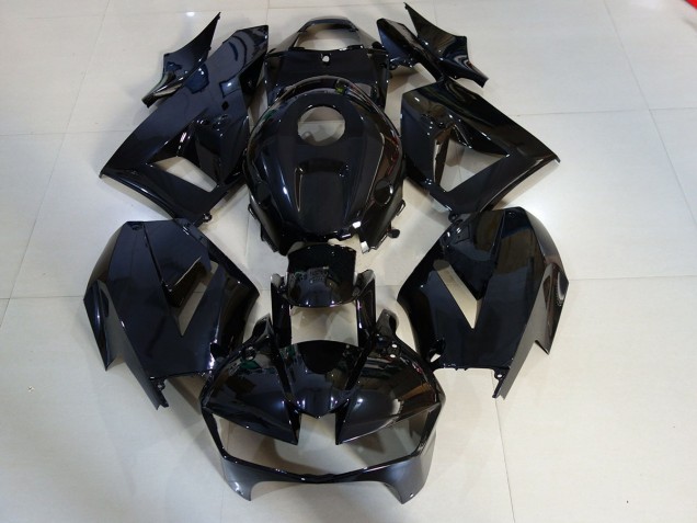 Shop Gloss Black Honda CBR600RR Motorcycle Fairings 13-20 Shop Gloss Black Honda CBR600RR Motorcycle Fairings 13-20