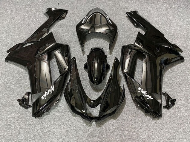 Shop Gloss Black Kawasaki ZX6R Motorcycle Fairings 07-08 Shop Gloss Black Kawasaki ZX6R Motorcycle Fairings 07-08