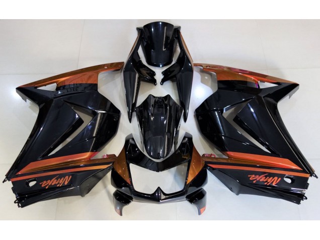 Shop Gloss Black & Orange Kawasaki Ninja Motorcycle Fairings 250 Motorcycle Fairings 08-13 Shop Gloss Black & Orange Kawasaki Ninja Motorcycle Fairings 250 Motorcycle Fairings 08-13