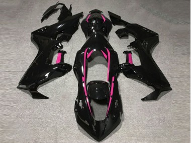 Shop Gloss Black & Pink Lining Honda CBR1000RR Motorcycle Fairings 17-19