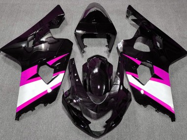 Shop Gloss Black & Pink Suzuki GSXR750 Motorcycle Fairings 04-05