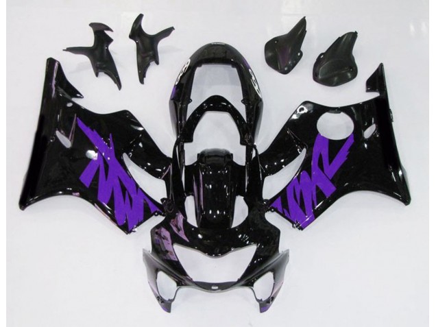 Shop Gloss Black & Purple Honda CBR600 Motorcycle Fairings F4 Motorcycle Fairings 99-00 Shop Gloss Black & Purple Honda CBR600 Motorcycle Fairings F4 Motorcycle Fairings 99-00