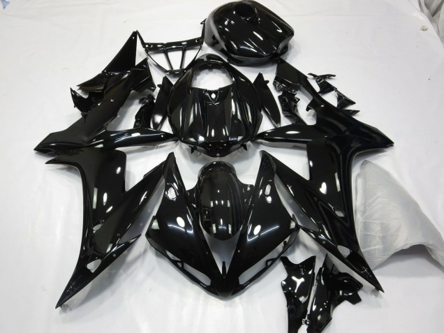 Shop Gloss Black Yamaha R1 Motorcycle Fairings 04-06 Shop Gloss Black Yamaha R1 Motorcycle Fairings 04-06