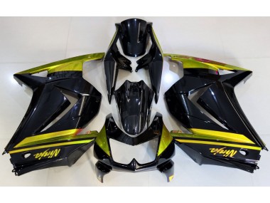 Shop Gloss Black & Yellow Kawasaki Ninja Motorcycle Fairings 250 Motorcycle Fairings 08-13