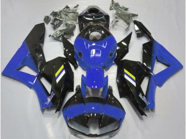 Shop Gloss Blue and Black Fade Honda CBR600RR Motorcycle Fairings 13-20