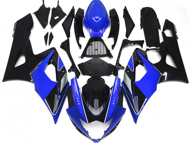 Shop Gloss Blue and Black with red logo Suzuki GSXR Motorcycle Fairings 1000 Motorcycle Fairings 05-06 Shop Gloss Blue and Black with red logo Suzuki GSXR Motorcycle Fairings 1000 Motorcycle Fairings 05-06