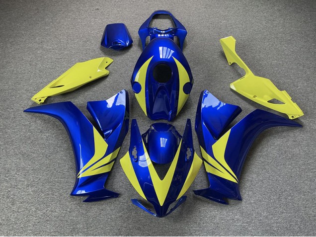 Shop Gloss Blue and High Vis Yellow Honda CBR1000RR Motorcycle Fairings 12-16 Shop Gloss Blue and High Vis Yellow Honda CBR1000RR Motorcycle Fairings 12-16