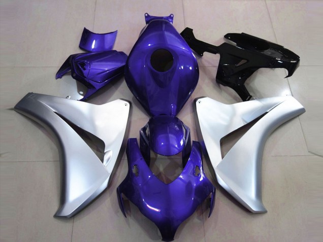 Shop Gloss Blue and Silver Honda CBR1000RR Motorcycle Fairings 08-11 Shop Gloss Blue and Silver Honda CBR1000RR Motorcycle Fairings 08-11