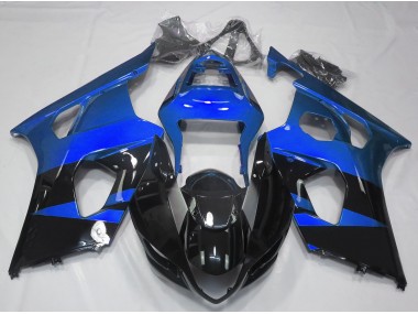 Shop Gloss Blue & Black Suzuki GSXR Motorcycle Fairings 1000 Motorcycle Fairings 03-04