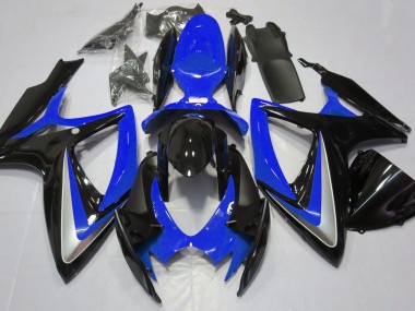 Shop Gloss Blue Debadged Suzuki GSXR750 Motorcycle Fairings 06-07