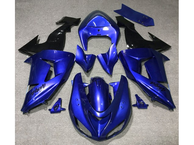 Shop Gloss Blue Kawasaki ZX10R Motorcycle Fairings 06-07 Shop Gloss Blue Kawasaki ZX10R Motorcycle Fairings 06-07