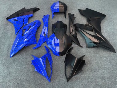 Shop Gloss Blue / Matte Black Split BMW S1000RR Motorcycle Fairings 09-18