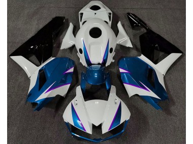Shop Gloss Blue White and Purple Honda CBR600RR Motorcycle Fairings 13-20