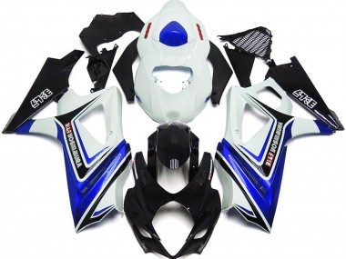 Shop Gloss Blue with White and black OEM Style Suzuki GSXR Motorcycle Fairings 1000 Motorcycle Fairings 07-08