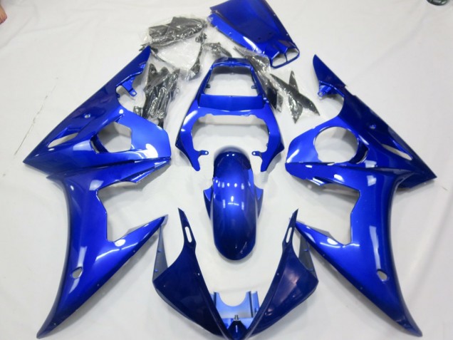 Shop Gloss Blue Yamaha R6 Motorcycle Fairings 03-04 Shop Gloss Blue Yamaha R6 Motorcycle Fairings 03-04