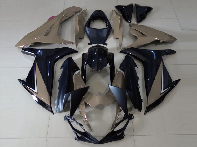 Shop Gloss Brown and Black Suzuki GSXR750 Motorcycle Fairings 11-20 Shop Gloss Brown and Black Suzuki GSXR750 Motorcycle Fairings 11-20