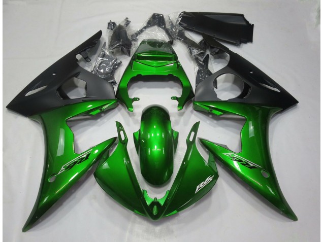 Shop Gloss Dark Green Yamaha R6 Motorcycle Fairings 03-05 Shop Gloss Dark Green Yamaha R6 Motorcycle Fairings 03-05