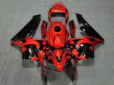 Shop Gloss Deep Orange Honda CBR600RR Motorcycle Fairings 03-04