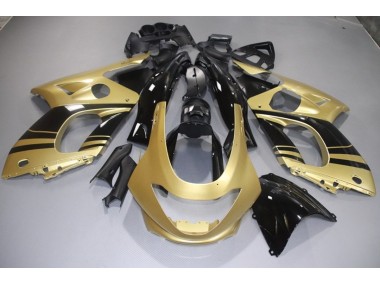 Shop Gloss Gold and Black Yamaha YZF600 Motorcycle Fairings Thundercat Motorcycle Fairings 98-07