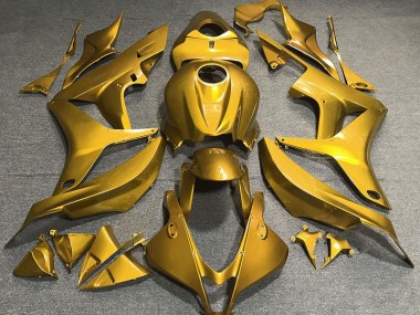 Shop Gloss Gold Plain Honda CBR600RR Motorcycle Fairings 07-08