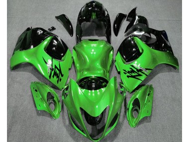Shop Gloss Green and Black Suzuki GSXR Motorcycle Fairings 1300 Motorcycle Fairings 08-19