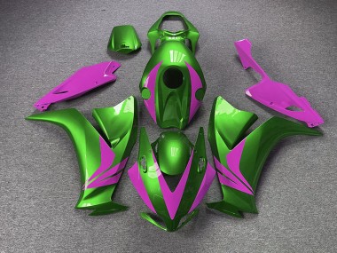 Shop Gloss Green and Pink Honda CBR1000RR Motorcycle Fairings 12-16