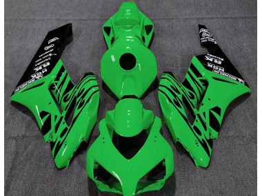 Shop Gloss Green Flame Honda CBR1000RR Motorcycle Fairings 04-05