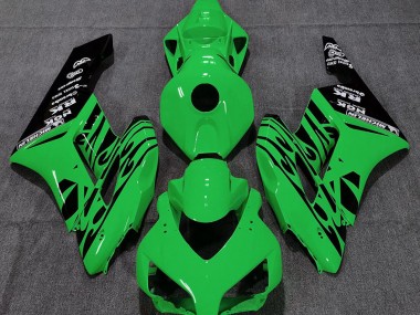 Shop Gloss Green Flame Honda CBR1000RR Motorcycle Fairings 04-05
