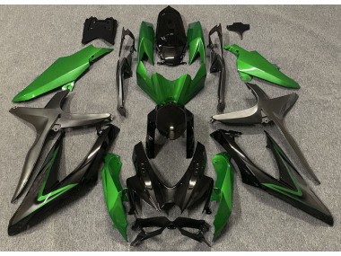 Shop Gloss Green & Green R Suzuki GSXR750 Motorcycle Fairings 08-10