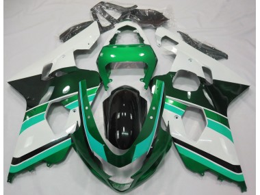 Shop Gloss Green & Green Suzuki GSXR750 Motorcycle Fairings 04-05