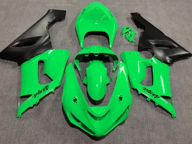 Shop Gloss Green Kawasaki ZX6R Motorcycle Fairings 05-06