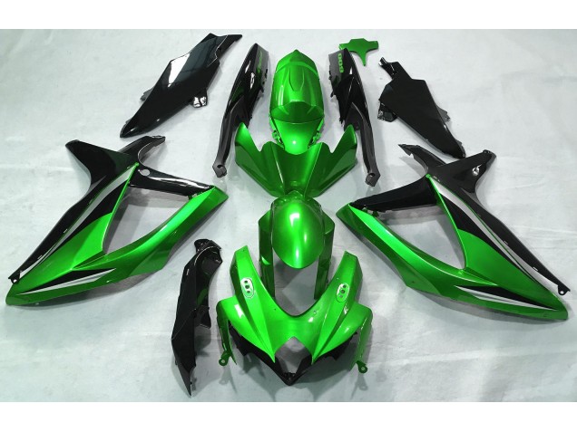 Shop Gloss Green Suzuki GSXR750 Motorcycle Fairings 08-10 Shop Gloss Green Suzuki GSXR750 Motorcycle Fairings 08-10