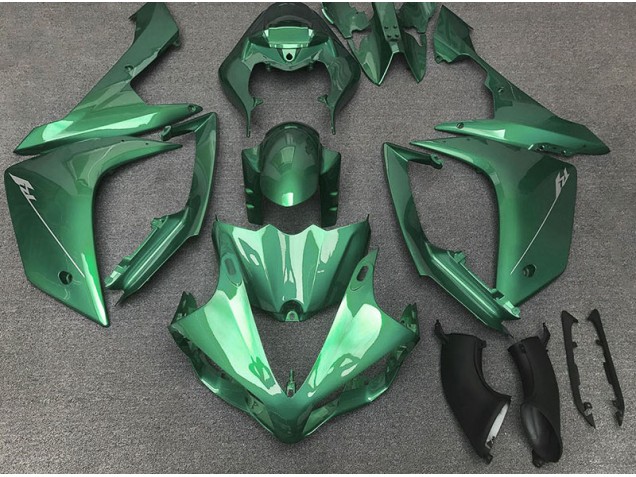 Shop Gloss Green Yamaha R1 Motorcycle Fairings 07-08 Shop Gloss Green Yamaha R1 Motorcycle Fairings 07-08