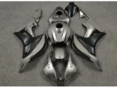 Shop Gloss Grey and Black Honda CBR600RR Motorcycle Fairings 07-08