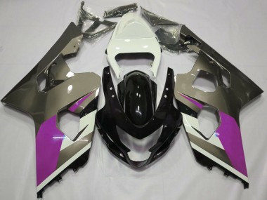 Shop Gloss Grey Suzuki GSXR750 Motorcycle Fairings 04-05