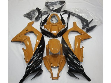 Shop Gloss Orange and Black Kawasaki ZX10R Motorcycle Fairings 11-15