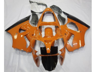 Shop Gloss Orange & Black Kawasaki ZX6R Motorcycle Fairings 00-02