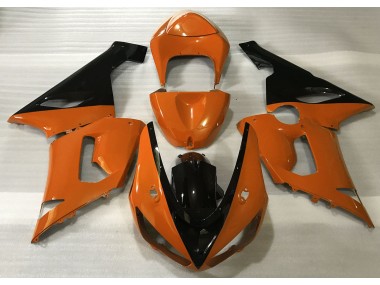 Shop Gloss Orange & Black Kawasaki ZX6R Motorcycle Fairings 05-06