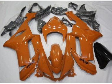 Shop Gloss Orange Kawasaki ZX6R Motorcycle Fairings 07-08