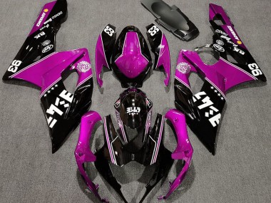 Shop Gloss Pink and Black Custom Suzuki GSXR Motorcycle Fairings 1000 Motorcycle Fairings 05-06