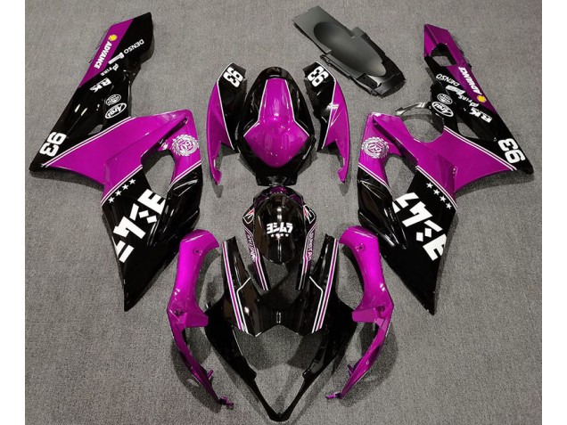 Shop Gloss Pink and Black Custom Suzuki GSXR Motorcycle Fairings 1000 Motorcycle Fairings 05-06 Shop Gloss Pink and Black Custom Suzuki GSXR Motorcycle Fairings 1000 Motorcycle Fairings 05-06