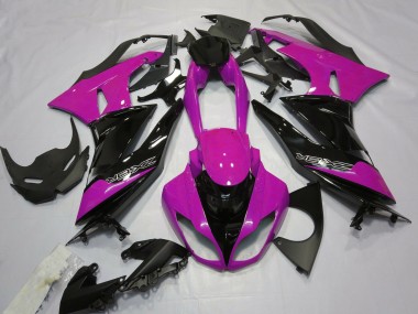 Shop Gloss Pink and Black Kawasaki ZX6R Motorcycle Fairings 09-12